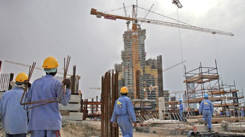 Labour with UAE Construction Demand
