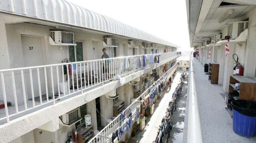 Labor camps in the UAE
