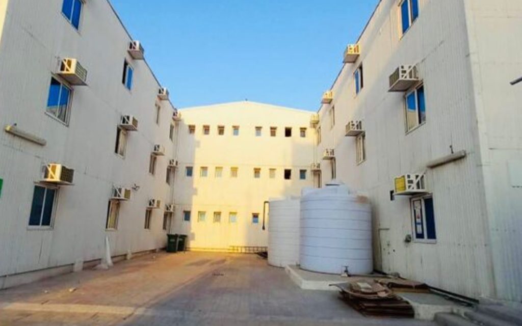 labor accommodations in Jebel Ali