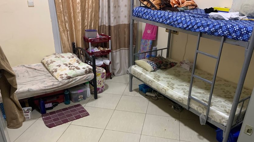 The labor accommodations in Al Quoz, Al-Khawaneej, DIP, Jebel Ali, and Sonapur